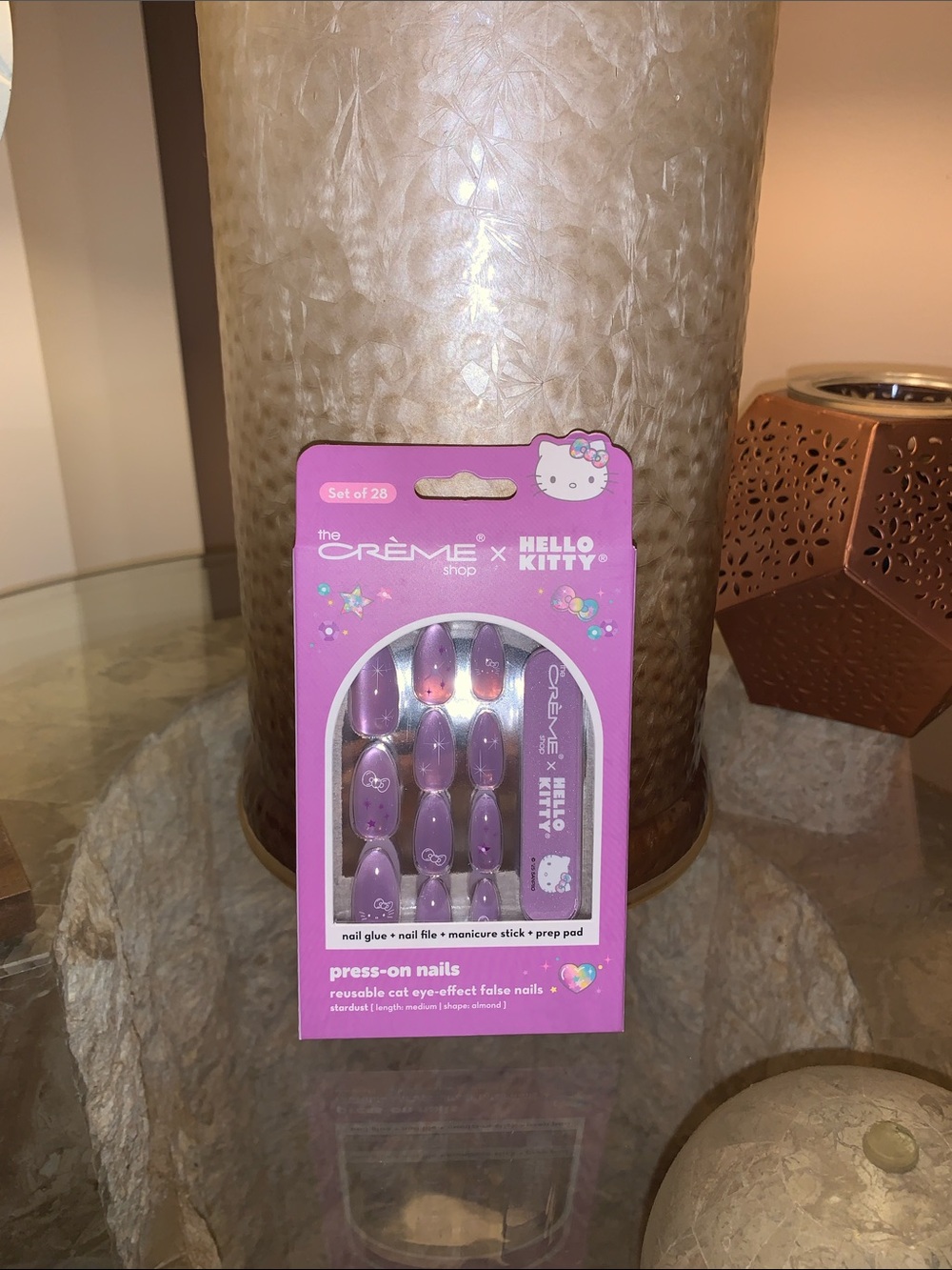 Purple Press-On Nails